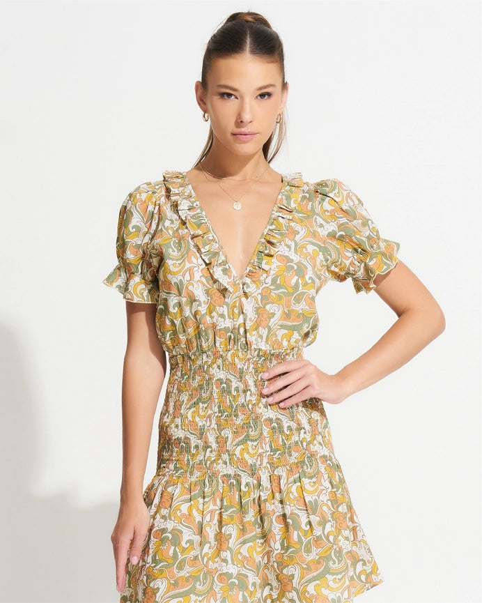 Scarla Mini Dress Lesley White Asylum-Dress-Morrato Bali-XS-Urbanheer