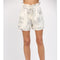 Scenic Print Linen Blend Drawstring Waist Shorts-Shorts-FATE-S-IVORY/NAVY-Urbanheer