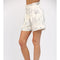 Scenic Print Linen Blend Drawstring Waist Shorts-Shorts-FATE-S-IVORY/NAVY-Urbanheer