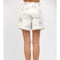 Scenic Print Linen Blend Drawstring Waist Shorts-Shorts-FATE-S-IVORY/NAVY-Urbanheer