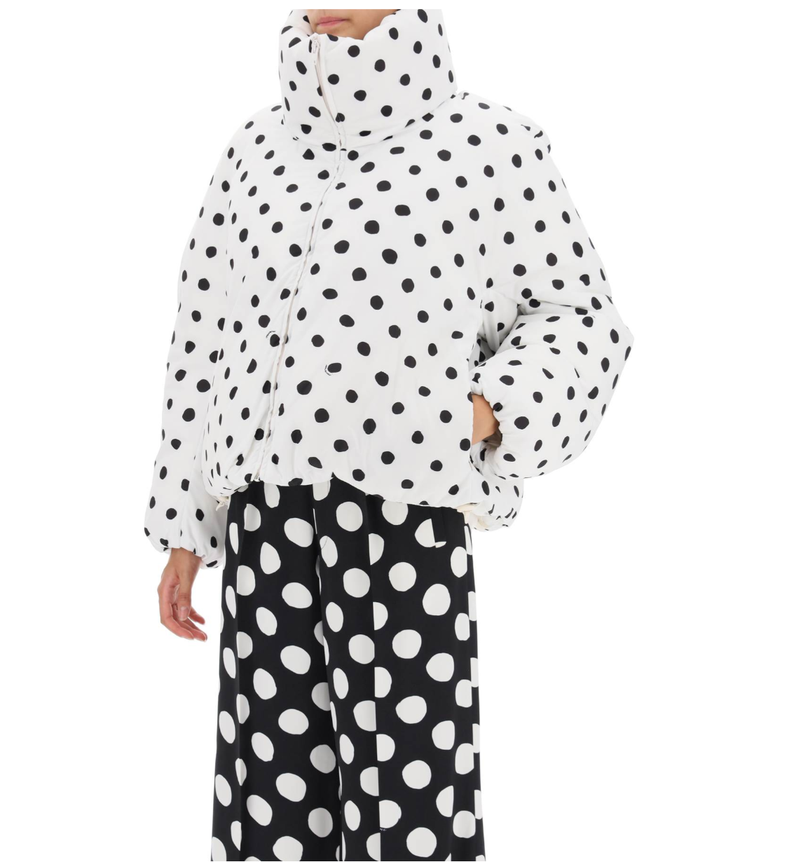 Marni Polka Dot Puffer Jacket-Marni-40 IT - S-Urbanheer