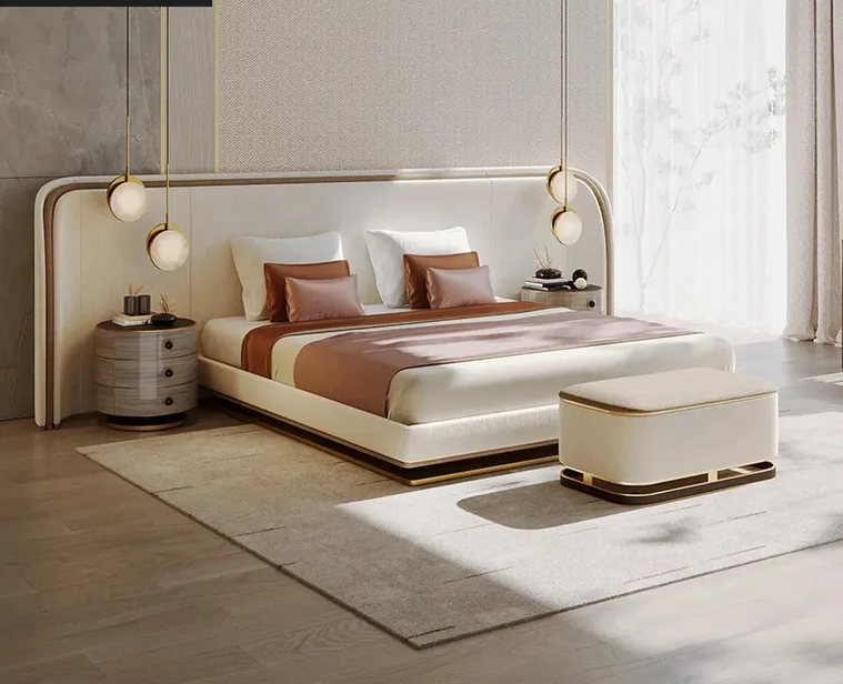 Luxury Modern Luxury King Size Bed-UH Decor-customized-Urbanheer