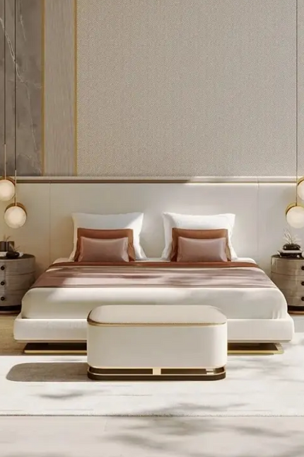 Luxury Modern Luxury King Size Bed-UH Decor-customized-Urbanheer
