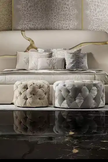 Luxury High-End Style Queen Bed Leon Home-Bed-UH Decor-Urbanheer