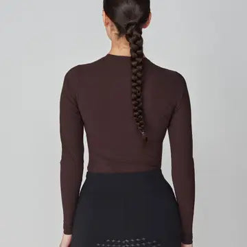 Sculpting Long Sleeve Dark Brown