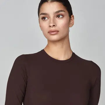Sculpting Long Sleeve Dark Brown