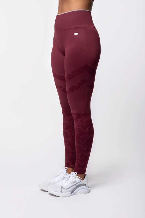 Seamless Active Leggings-Leggings-Universal Performance-Wine-Urbanheer