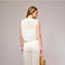 Seashell Embroidered Sweater Crop Top-Top-Blue B-S-OFF WHITE-Urbanheer
