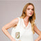 Seashell Embroidered Sweater Crop Top-Top-Blue B-S-OFF WHITE-Urbanheer