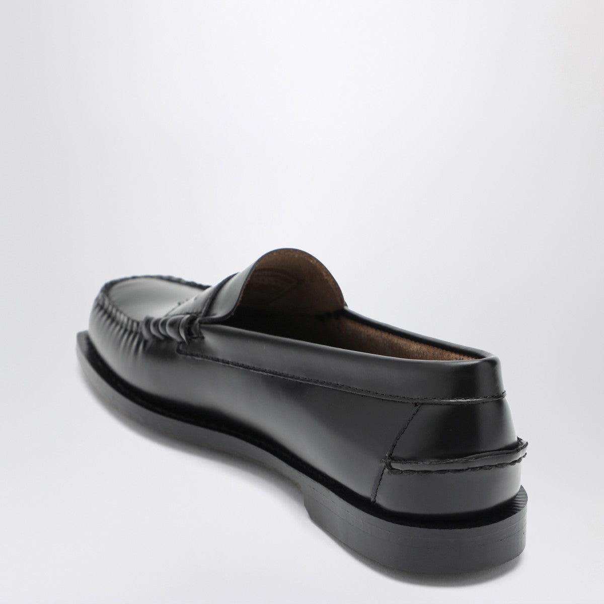 Sebago Black Madison moccasins in leather