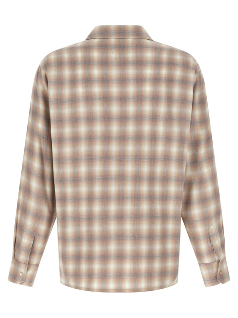 Second/Layer Check Dégradé Shirt