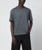 Séfr Mauro black washed-effect T-shirt in organic cotton