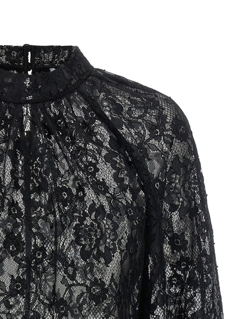 Self-Portrait Black Lace Blouse