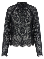 Self-Portrait Black Lace Blouse