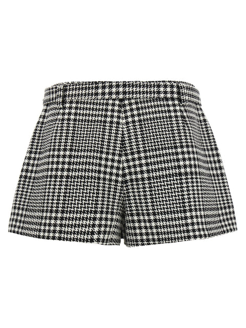 Self-Portrait Bouclé Wool Skort