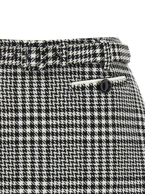 Self-Portrait Bouclé Wool Skort