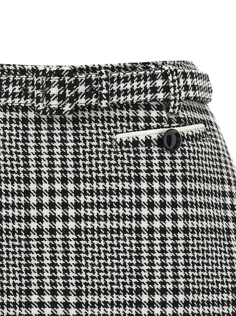 Self-Portrait Bouclé Wool Skort