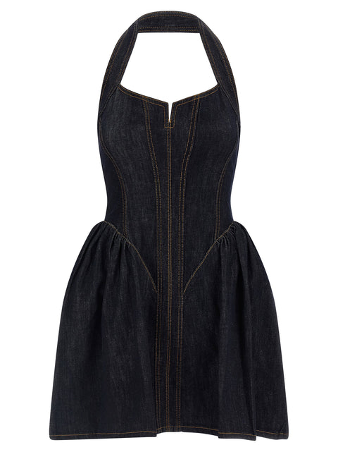 Self-Portrait Denim Dress