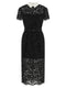 Self-Portrait Lace Dress With Collar