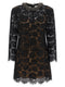 Self-Portrait Lace Dress With Jewel Collar