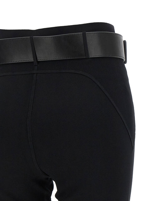 Self-Portrait Leggings With Stirrup And Belt