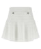 Self-Portrait Pointelle Knit Mini Skirt