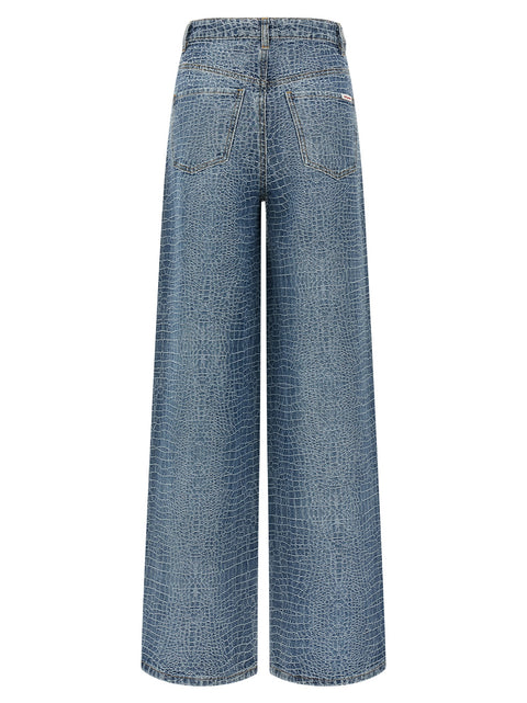 Self-Portrait Rhinestone Jeans