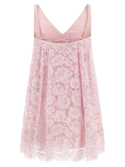 Self-Portrait Sequin Lace Dress