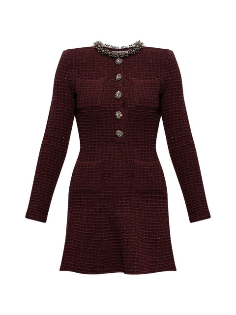 Self-portrait Dresses BORDEAUX