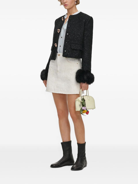 Self-portrait Jackets BLACK