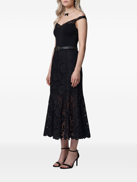 Self-portrait Skirts BLACK