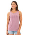 Selina Textured Slub Jersey Pleated Tank