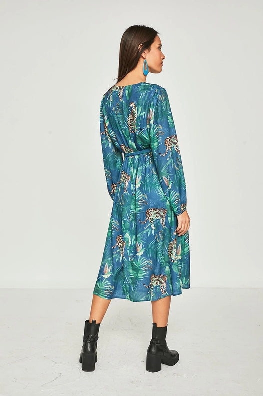 Selva Cardamom Long Dress-Dress-Smile-XS-Urbanheer