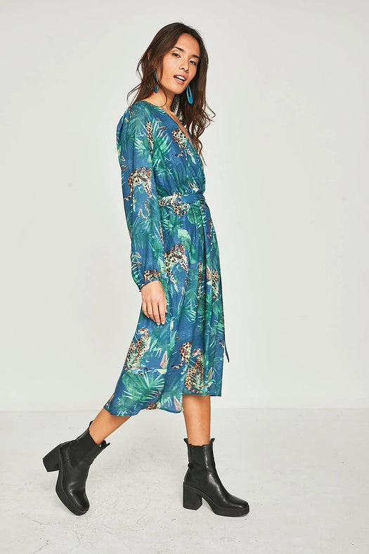 Selva Cardamom Long Dress-Dress-Smile-XS-Urbanheer