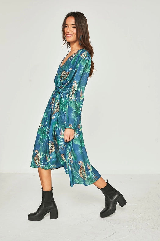 Selva Cardamom Long Dress-Dress-Smile-XS-Urbanheer