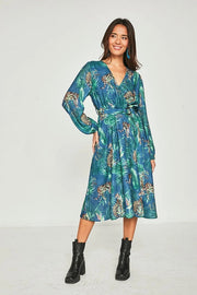 Selva Cardamom Long Dress-Dress-Smile-XS-Urbanheer