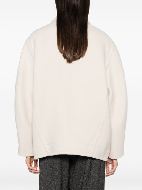 Semicouture Coats BEIGE