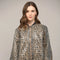 Sequin Embellished Animal Print Bomber Jacket-Jacket-FATE-S-BLACK/CAMEL-Urbanheer