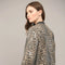 Sequin Embellished Animal Print Bomber Jacket-Jacket-FATE-S-BLACK/CAMEL-Urbanheer