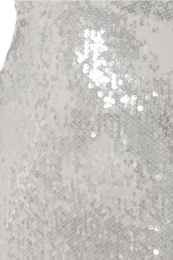 Sequined Thin Strap Long Dress-Dress-NOCTURNE-XS-off-white-Urbanheer