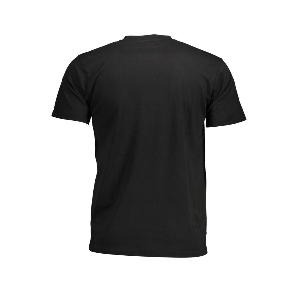 Sergio Tacchini Black Cotton Men T-Shirt-Sergio Tacchini-XL-Urbanheer