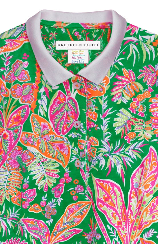 Serve It Up Dress - Vintage Vines Kelly-Dress-Gretchen Scott LLC-XXS-Kelly-Urbanheer