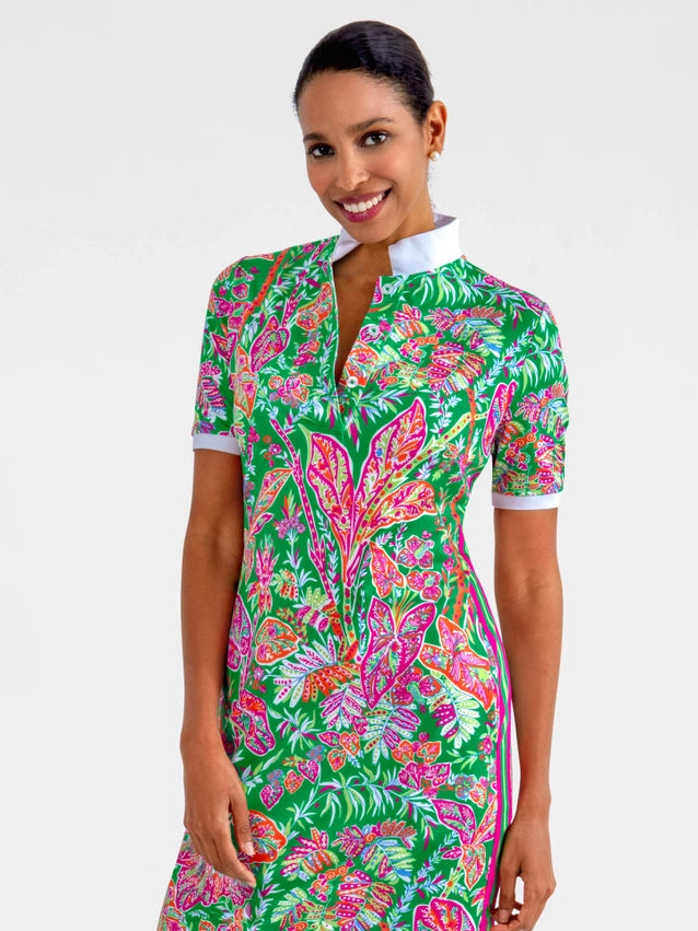 Serve It Up Dress - Vintage Vines Kelly-Dress-Gretchen Scott LLC-XXS-Kelly-Urbanheer