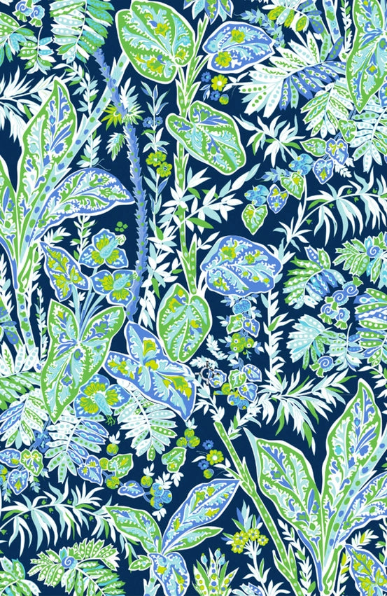 Serve It Up Dress - Vintage Vines Navy-Dress-Gretchen Scott LLC-XXS-Navy-Urbanheer