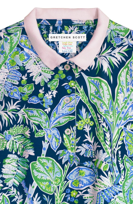 Serve It Up Dress - Vintage Vines Navy-Dress-Gretchen Scott LLC-XXS-Navy-Urbanheer