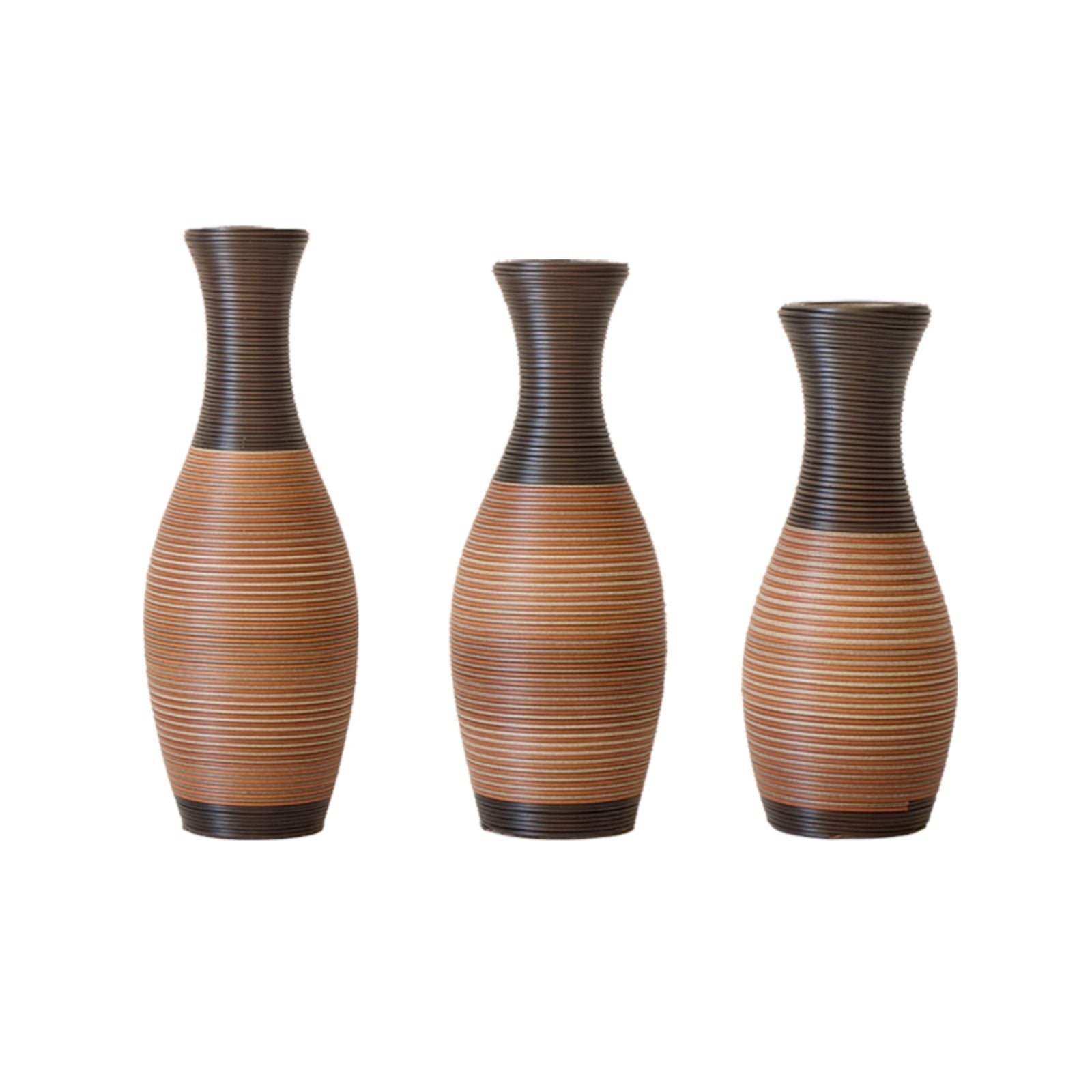 Set Of 3 Designer Floor Vases, Large Vases for