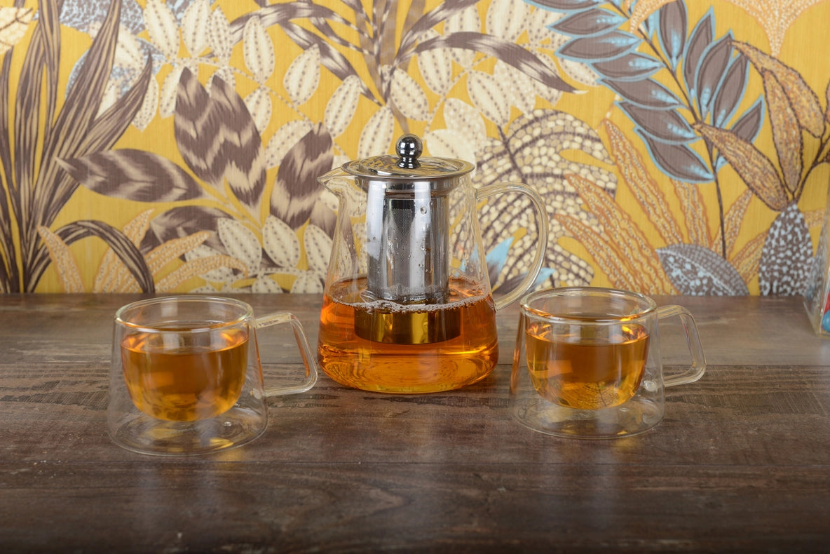 Set of 2 Straight Double-Walled Tea Cups-Cups-AULICA-6x10H 5x8H-Urbanheer