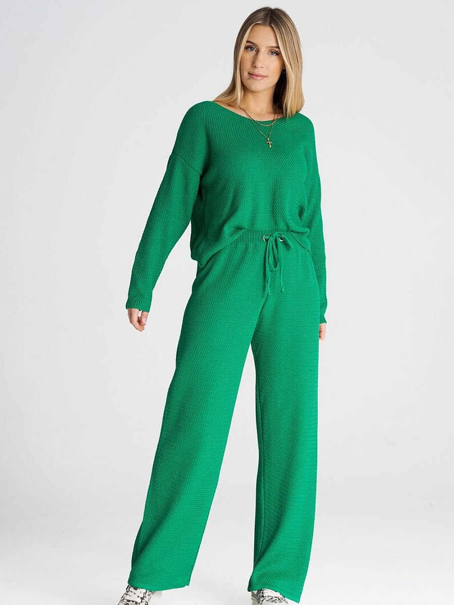 Set women outfit 191000 Figl-Pants, Trousers, Shorts-Figl-green-one-size-fits-all-Urbanheer