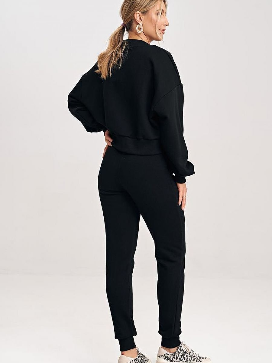 Set women outfit 197207 Figl-Pants, Trousers, Shorts-Figl-black-one-size-fits-all-Urbanheer