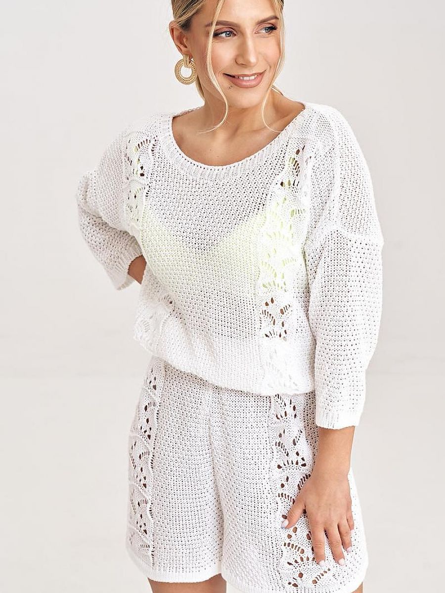 Set women outfit 197214 Figl-Pants, Trousers, Shorts-Figl-beige-one-size-fits-all-Urbanheer